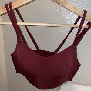 Lululemon Like a cloud bra in maroon size 4
